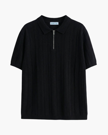 Signature Zip-Up Polo