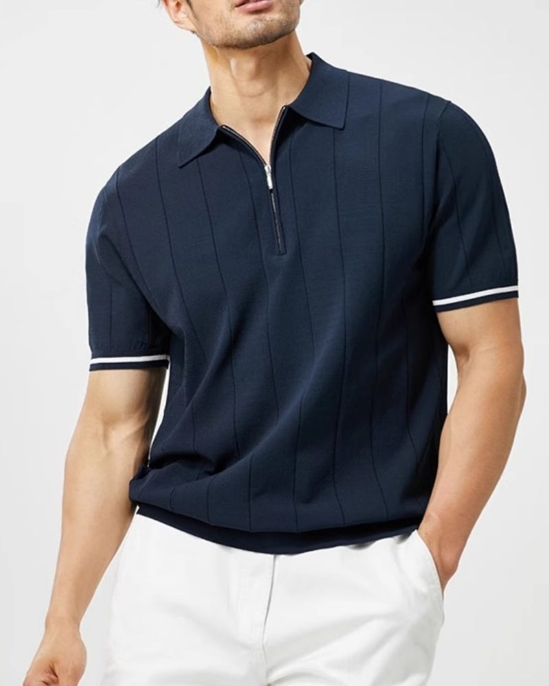 Signature Contrast Trim Polo