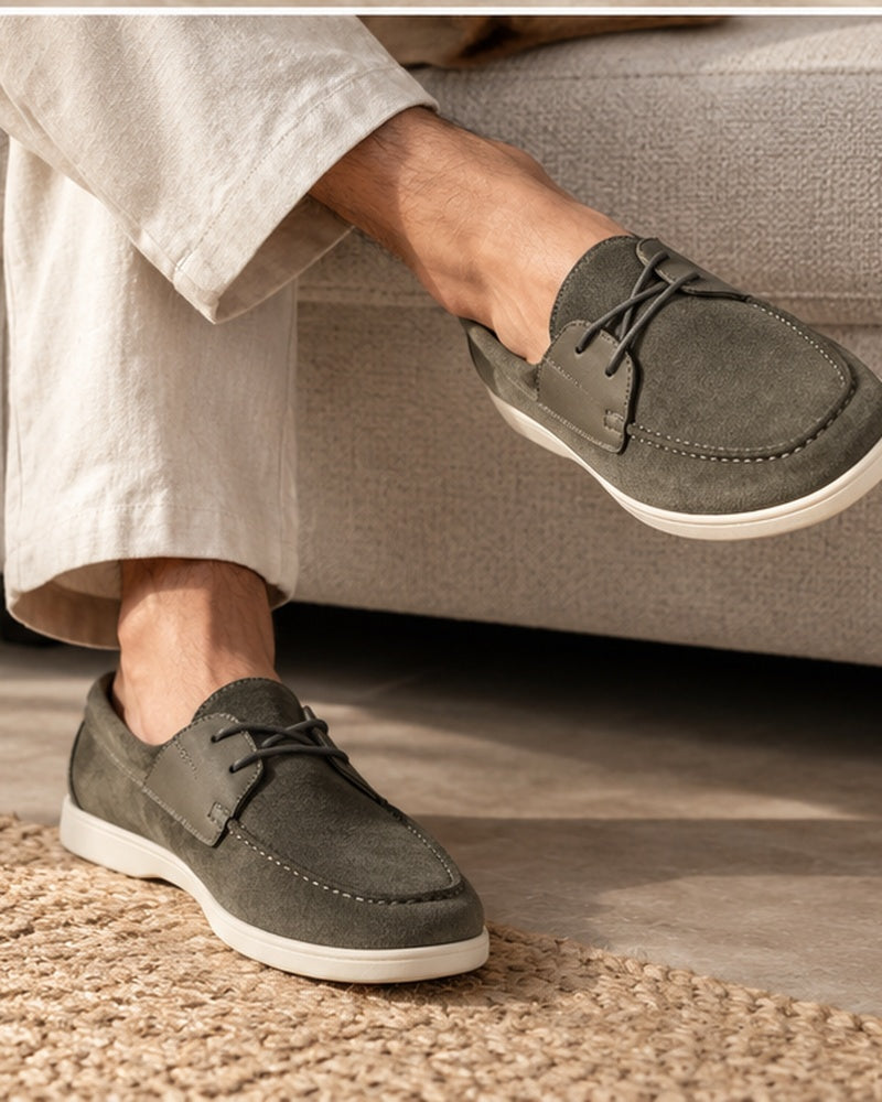 Men’s Suede Lace Up Loafers